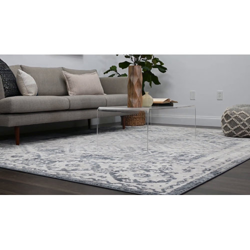 Kelly Clarkson Home Julian Floral Area Rug in Blue & Reviews Wayfair
